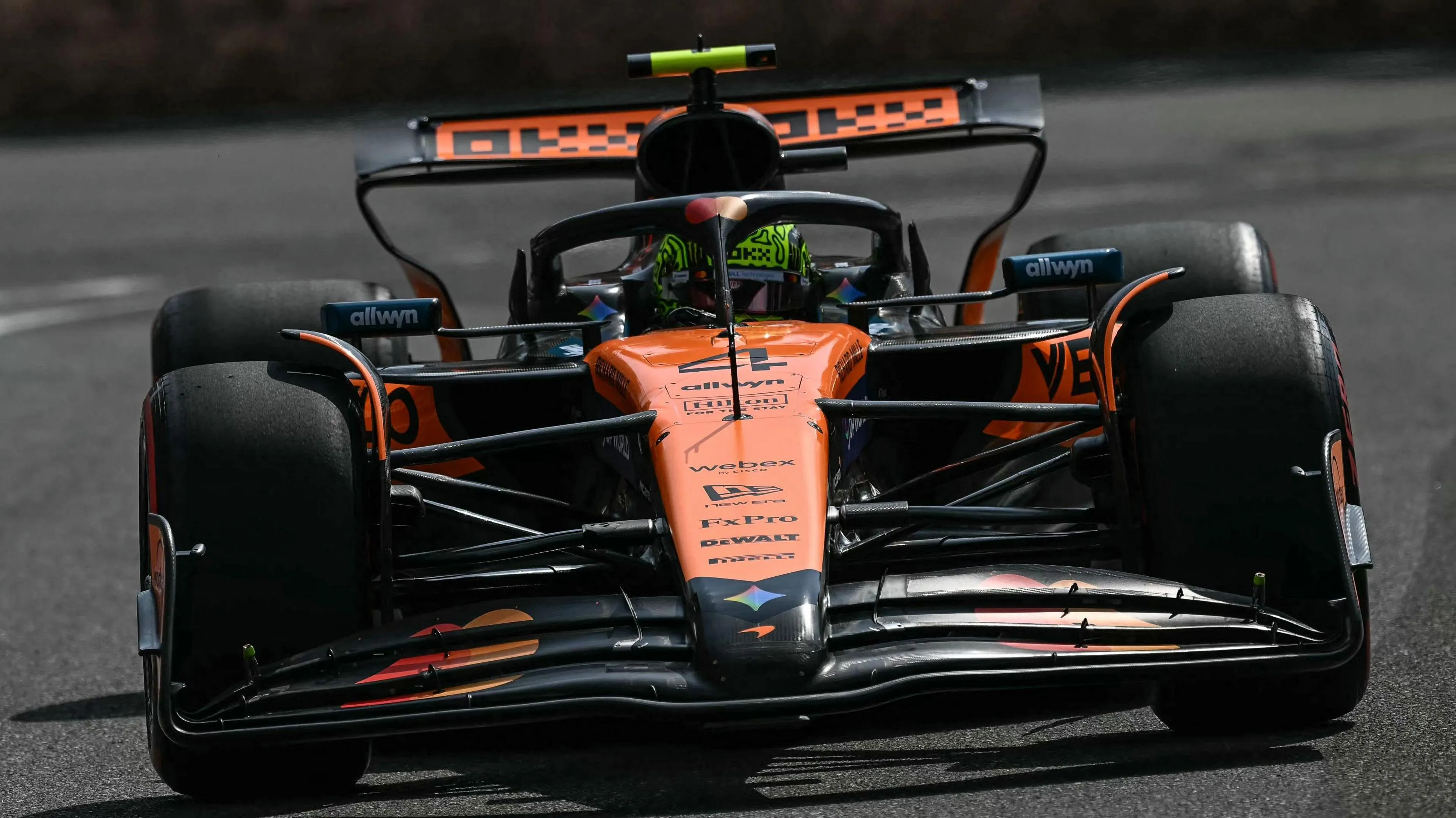 Norris Leads Piastri in Baku Practice